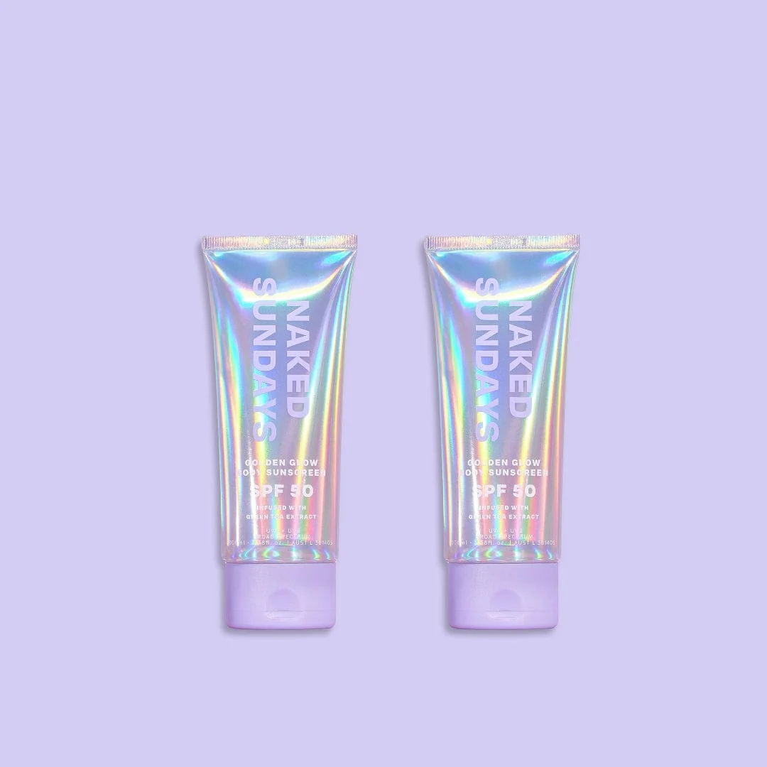 Full Size Twin Variant - SPF50 Golden Glow Body Sunscreen