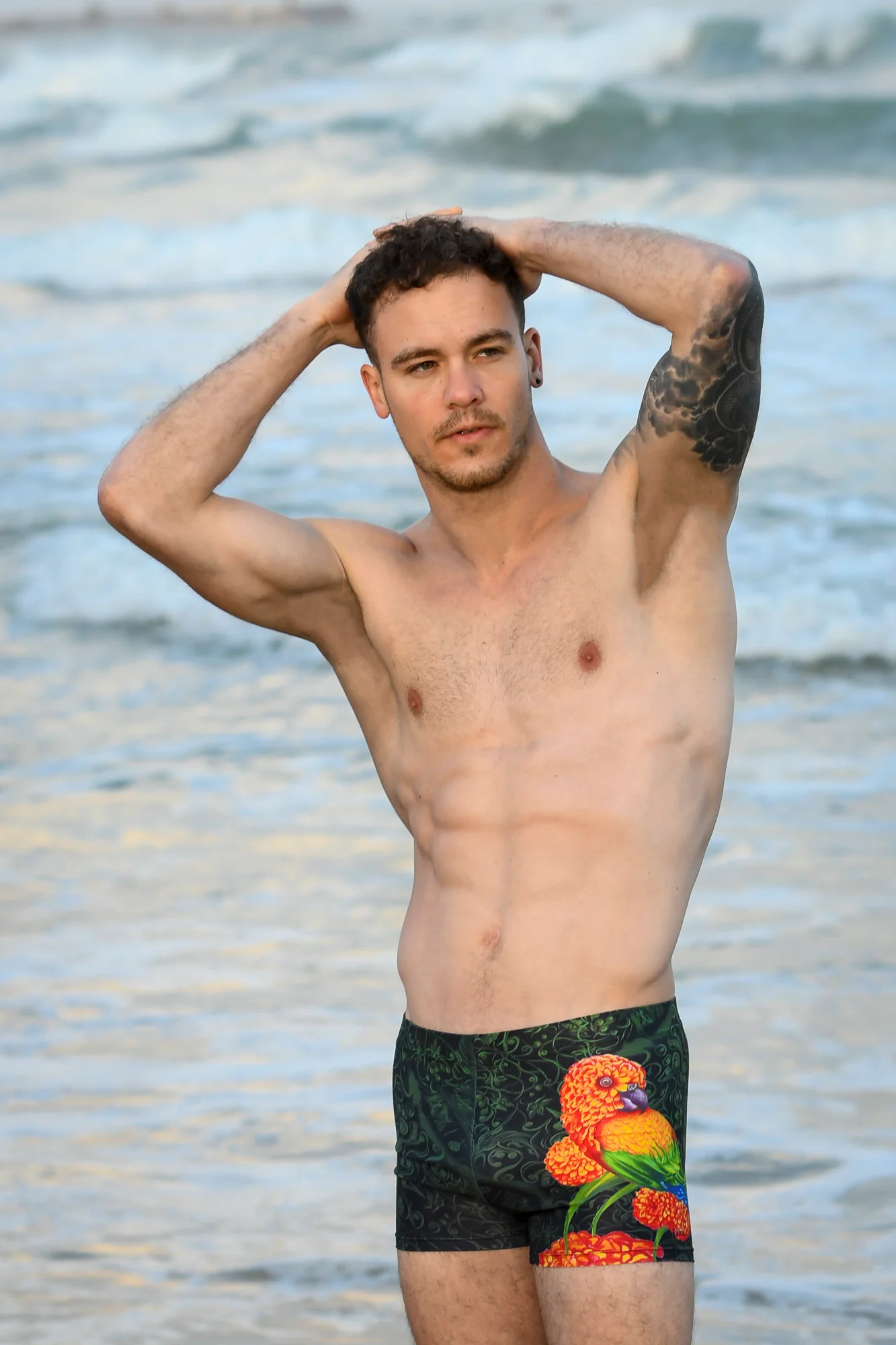 Parrot men swimwear trunks