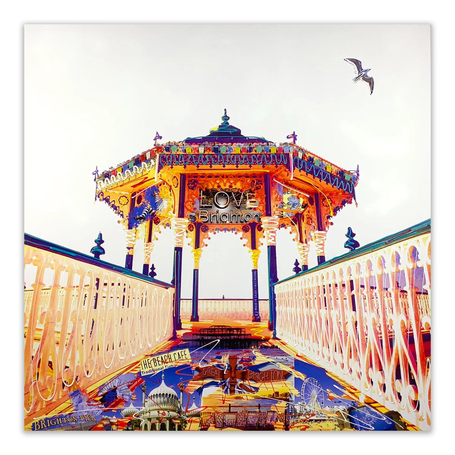 Brighton Bandstand Vivid