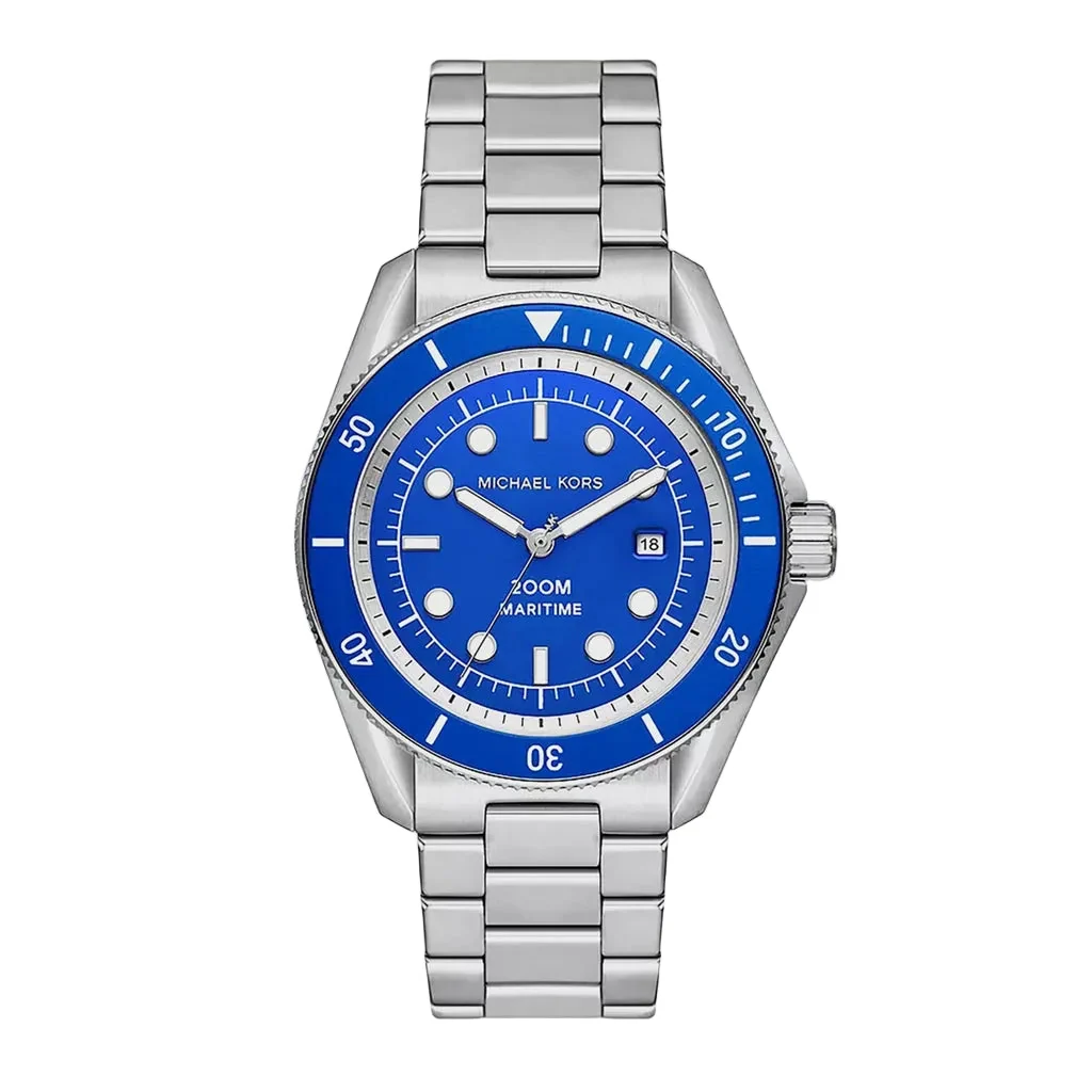 Michael Kors Oversized Maritime Silver-Tone Men's Watch - MK9160