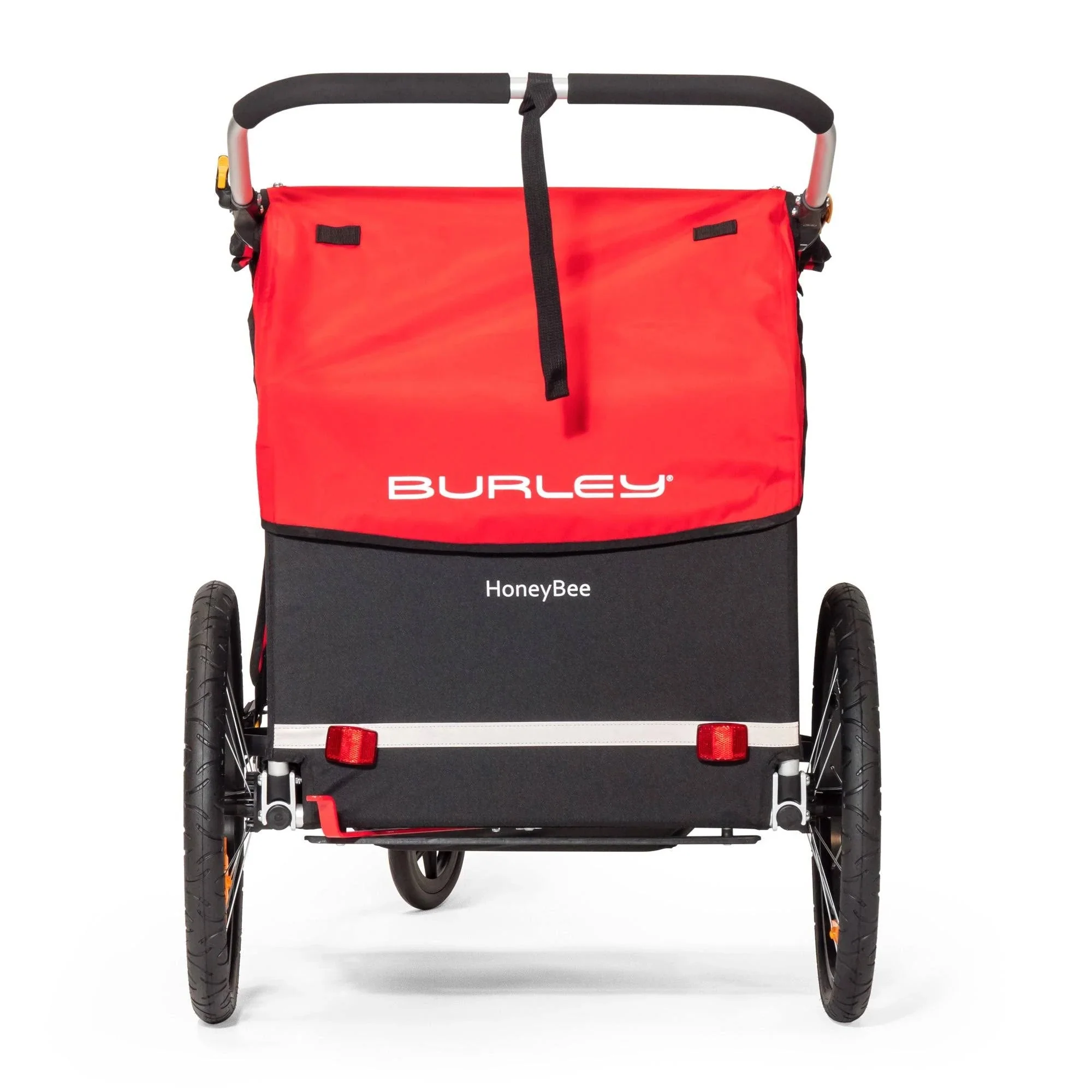 Remolque para bicicleta Burley Honey Bee, color rojo
