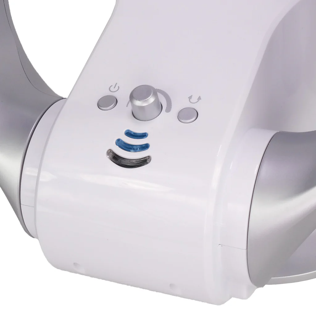 2025 Ventilador de pared y de mesa sin aspas Korona 81008, 26 W, plata y blanco