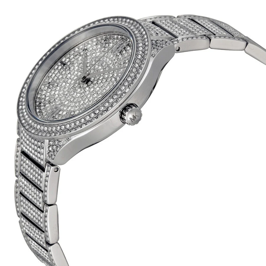 Michael Kors Kerry Crystal Pave Silver Women's Watch - MK3359