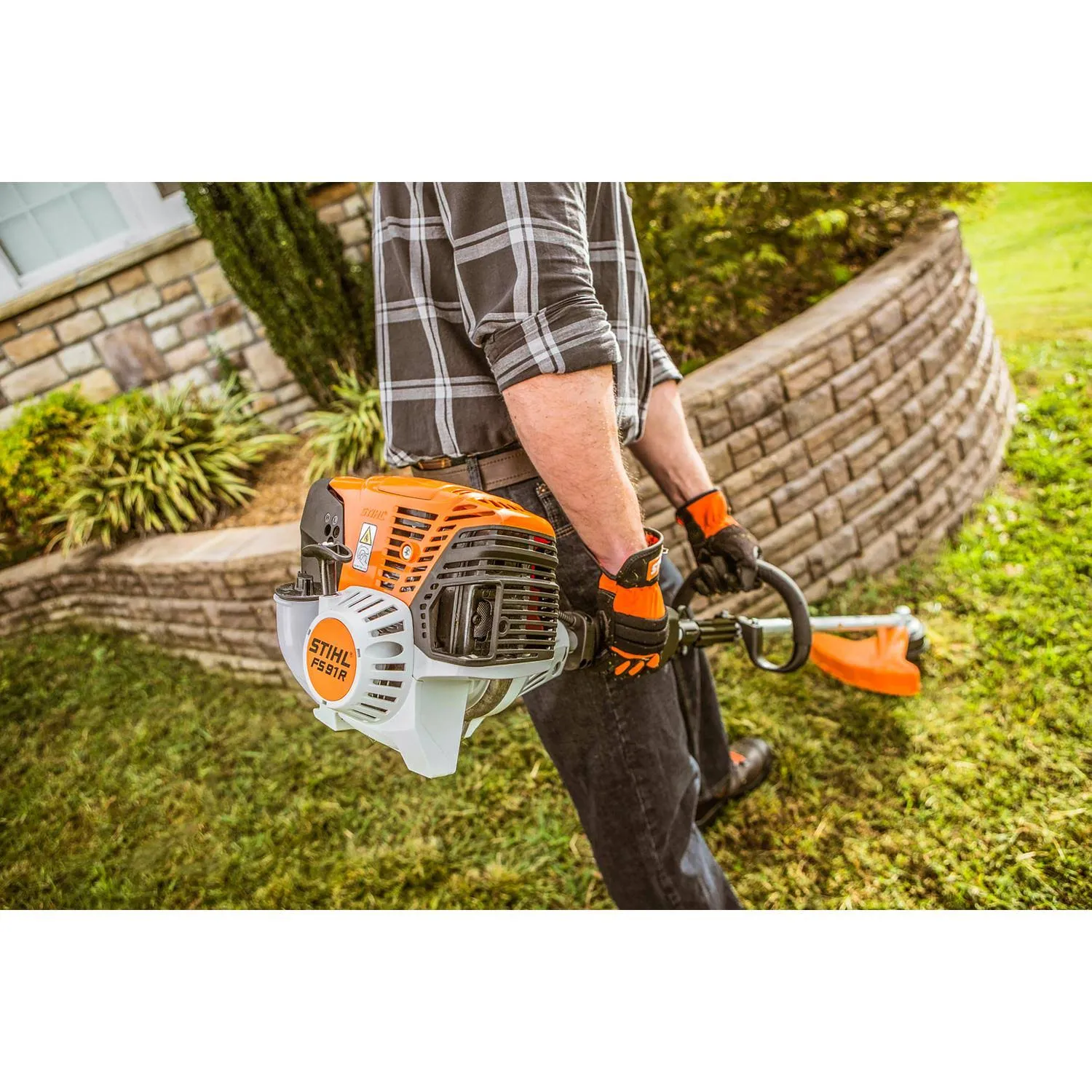 Husqvarna 128LD Gas Line Trimmer, 28cc, 17-Inch Cutting Width, Lightweight, Versatile, Homeowner-Friendly
