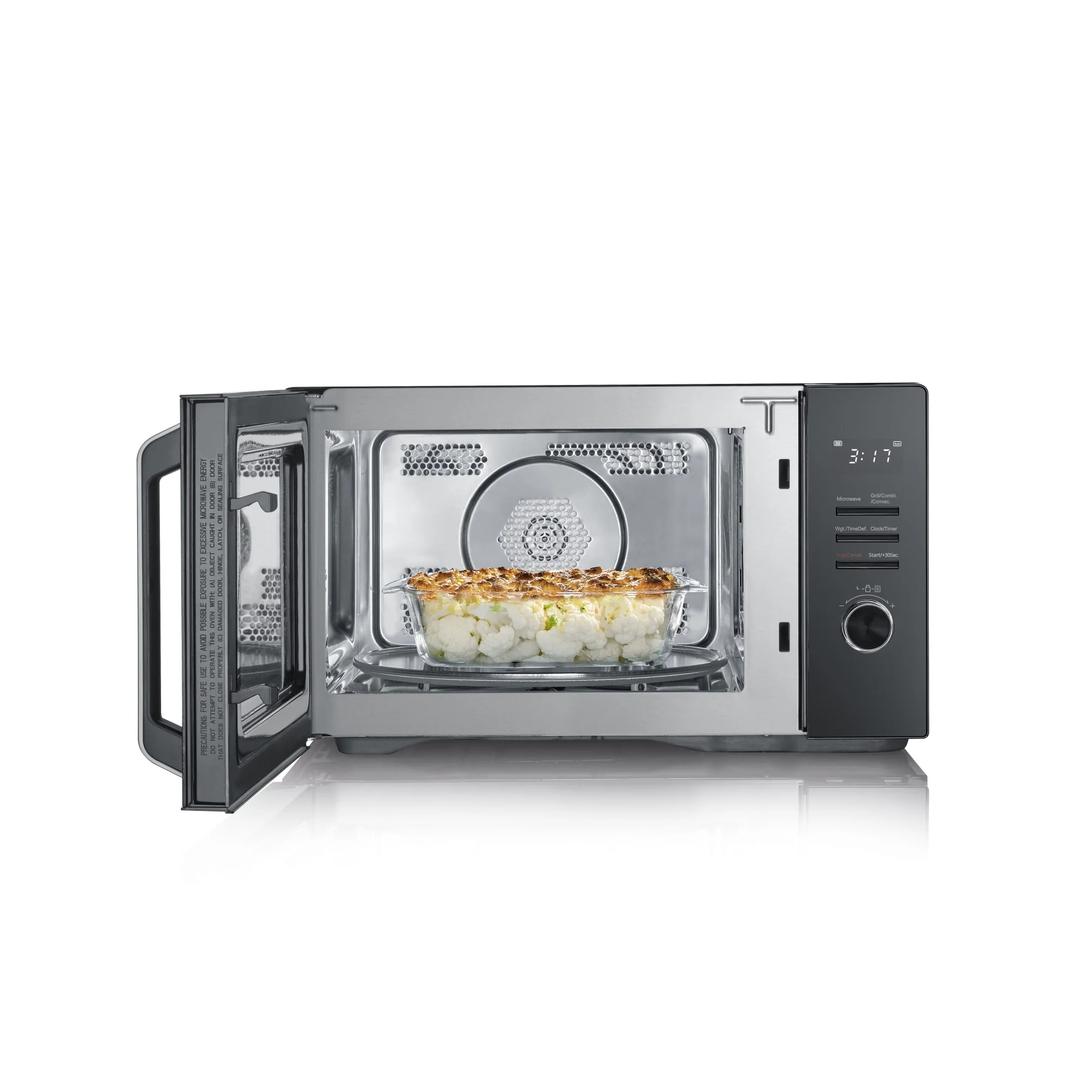 Severin Mikrowelle 3-in-1 mit Grill- und Heissluftfunktion MW7798 XXL 29L
