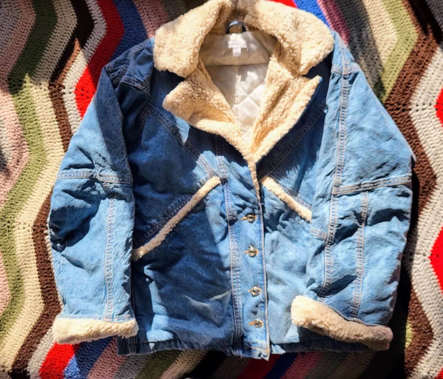 Wooly Death Jean Jacket Overcoat