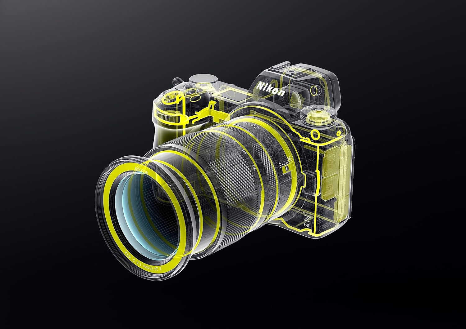 Nikon Z 6II - Cámara Full Frame- Kit con Objetivo 24-70 mm, F4