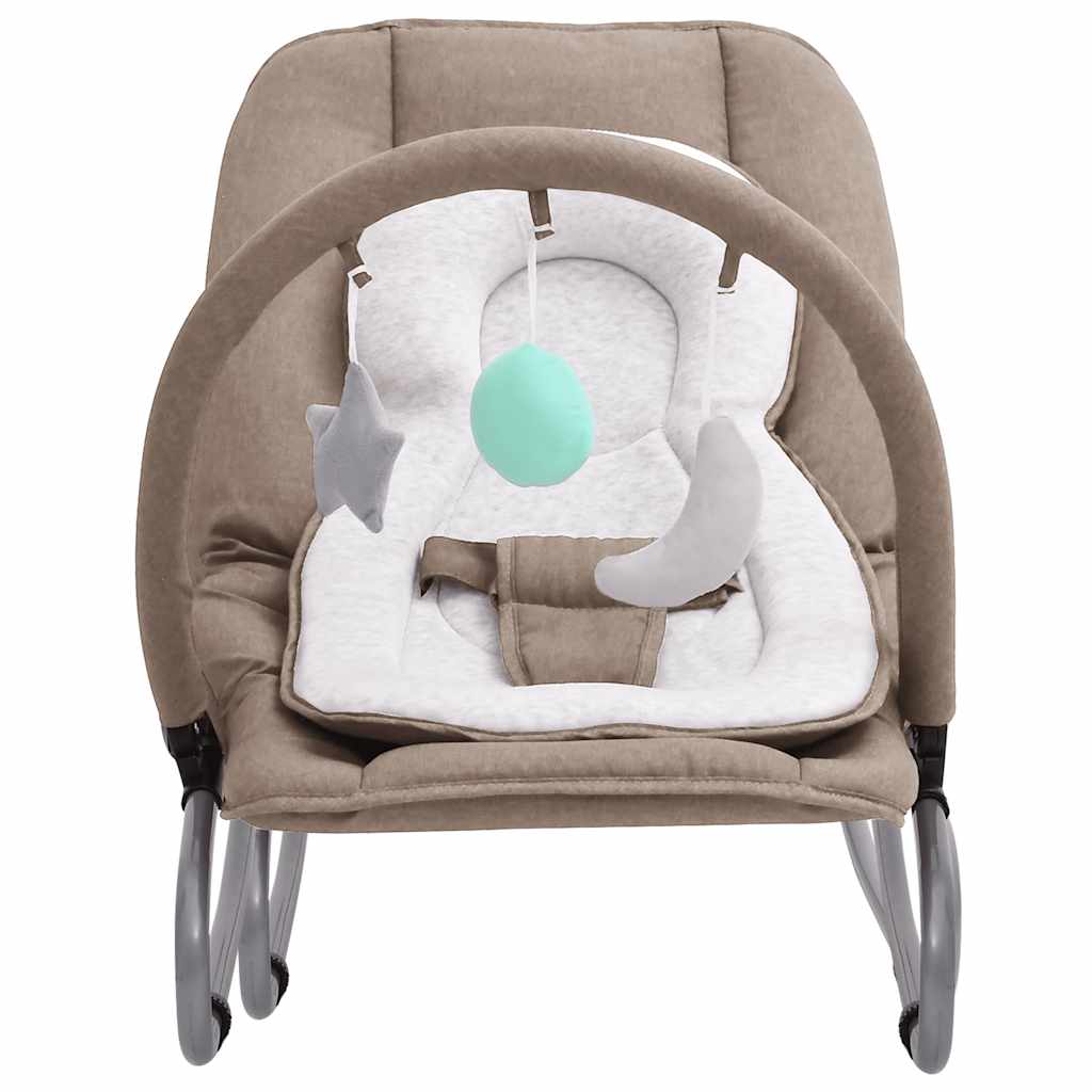 Sdraietta per Neonato in Acciaio – Colore Grigio Talpa, Struttura Robusta, Cintura di Sicurezza – Modello 10255
