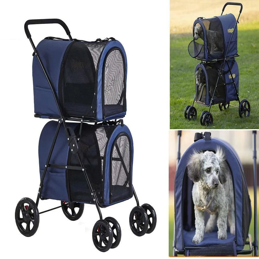 2025 Carrito Doble para Mascotas 42