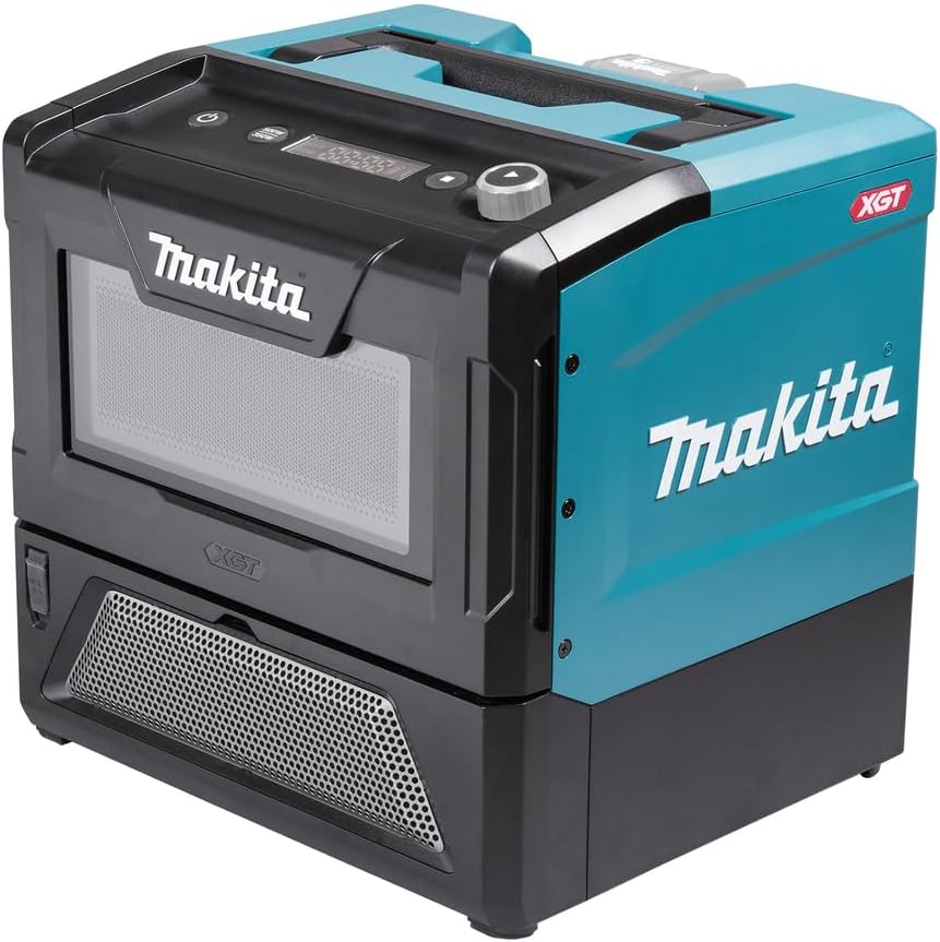 Makita MW001GZ Akku-Mikrowelle 40V max. 350/500 W, 8 l (ohne Akku, ohne Ladegerät)