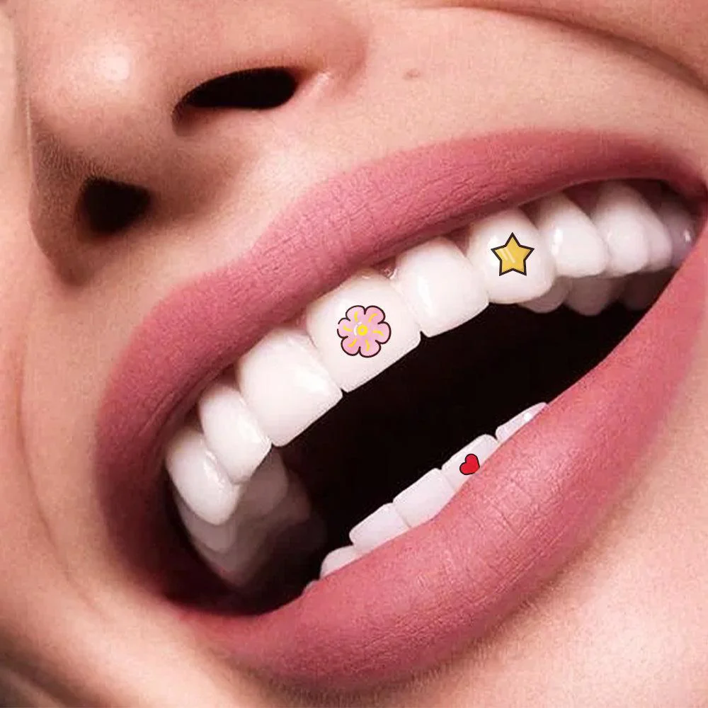 Tooth Tattoo Stickers �C Smile, But Make It Art