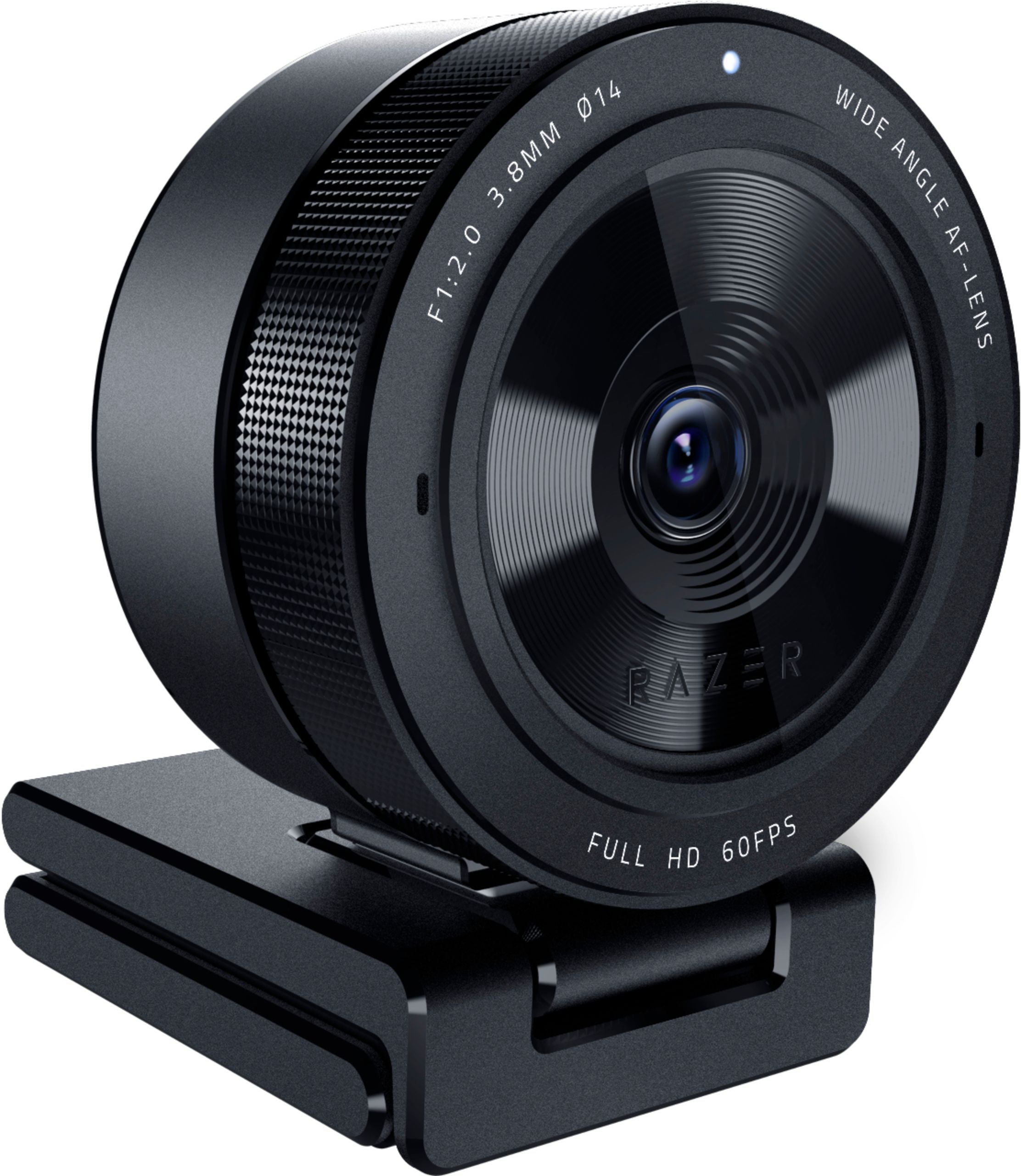 Razer – Kiyo Pro 1920 x 1080 Webcam with High-Performance Adaptive Light Sensor – Black