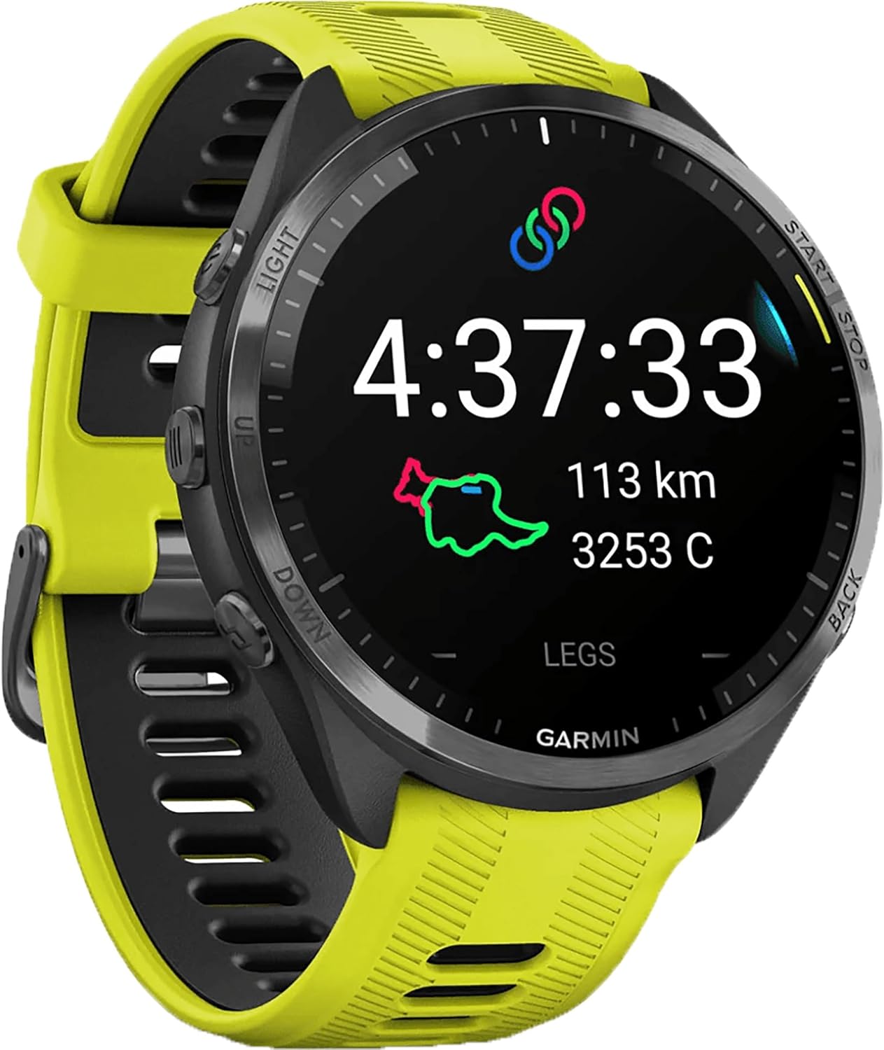 Runners Forerunner 965 Smartwatch | 23 Days Battery Life in Smart Watch Mode with Colorful Amoled Display and Touchscreen | Integrated Maps and Advanced Workout Metrics