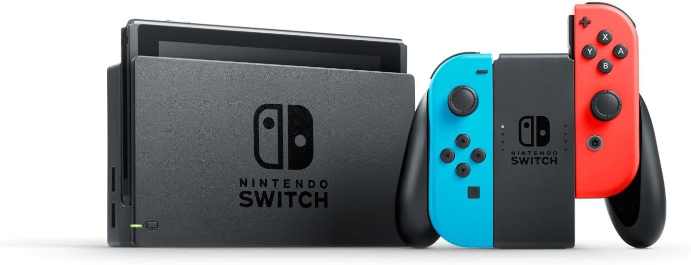 Consola Nintendo Switch - Color Azul Neón/Rojo Neón + Super Mario Bros. Wonder