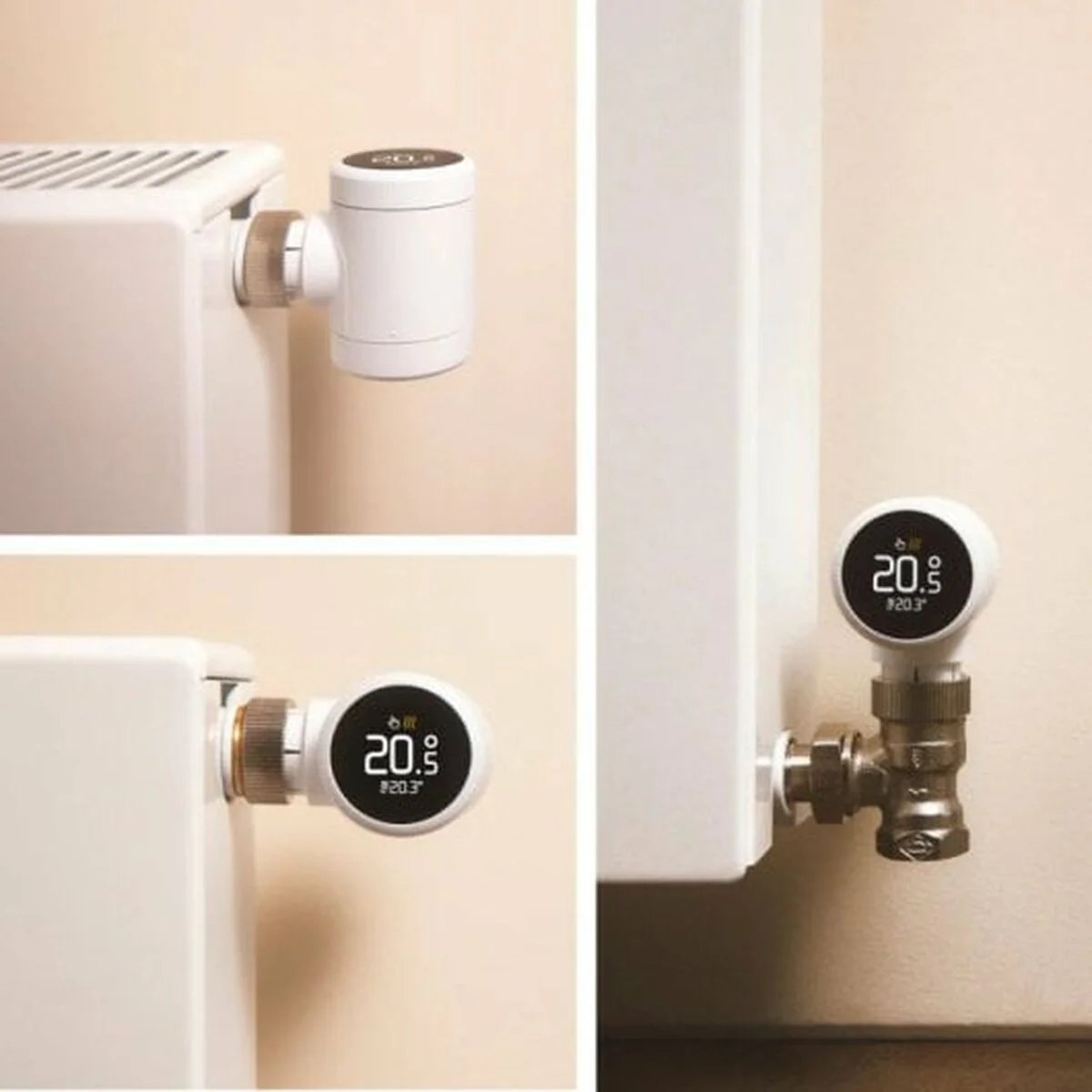 2025 Termostato inteligente para radiador – Control vía aplicación e integración Smart Home, fácil instalación, eficiente energéticamente, compatible con radiadores estándar