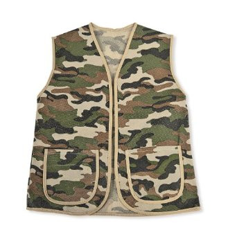Child Camouflage Army Vest Play Costume with Pockets 4724