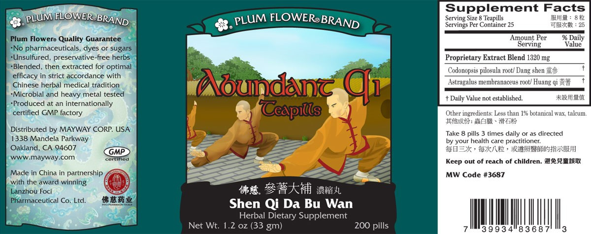 Abundant Qi Teapills 200 teapills