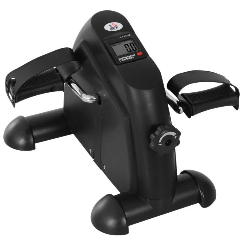 HOMCOM Mini Bike Pedaltrainer mit LCD-Display, verstellbarer Widerstand