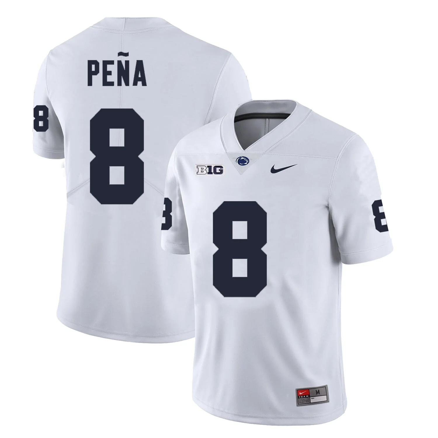 Men��s Penn State #8 Trebor Pe?a Football Jersey