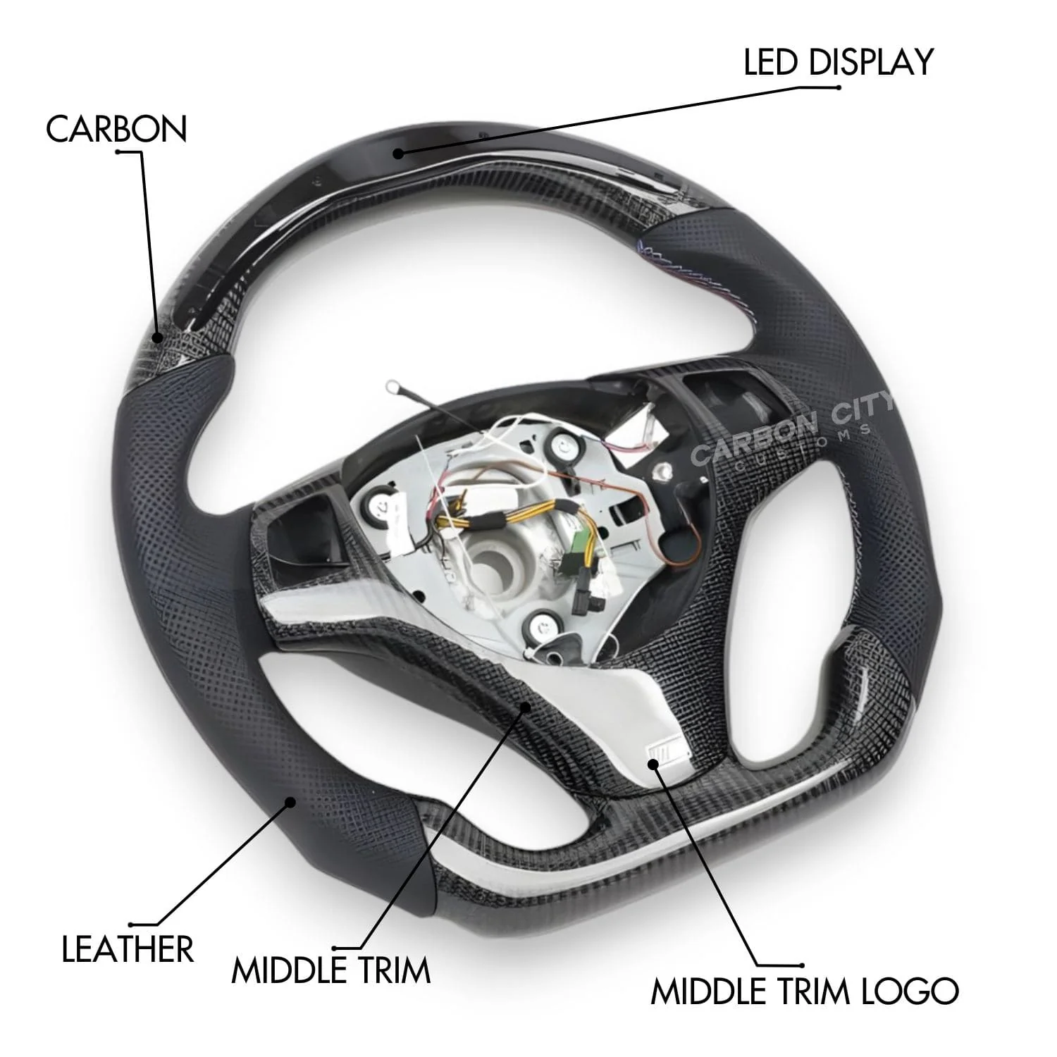 BMW E9X Style Customizable Steering Wheel