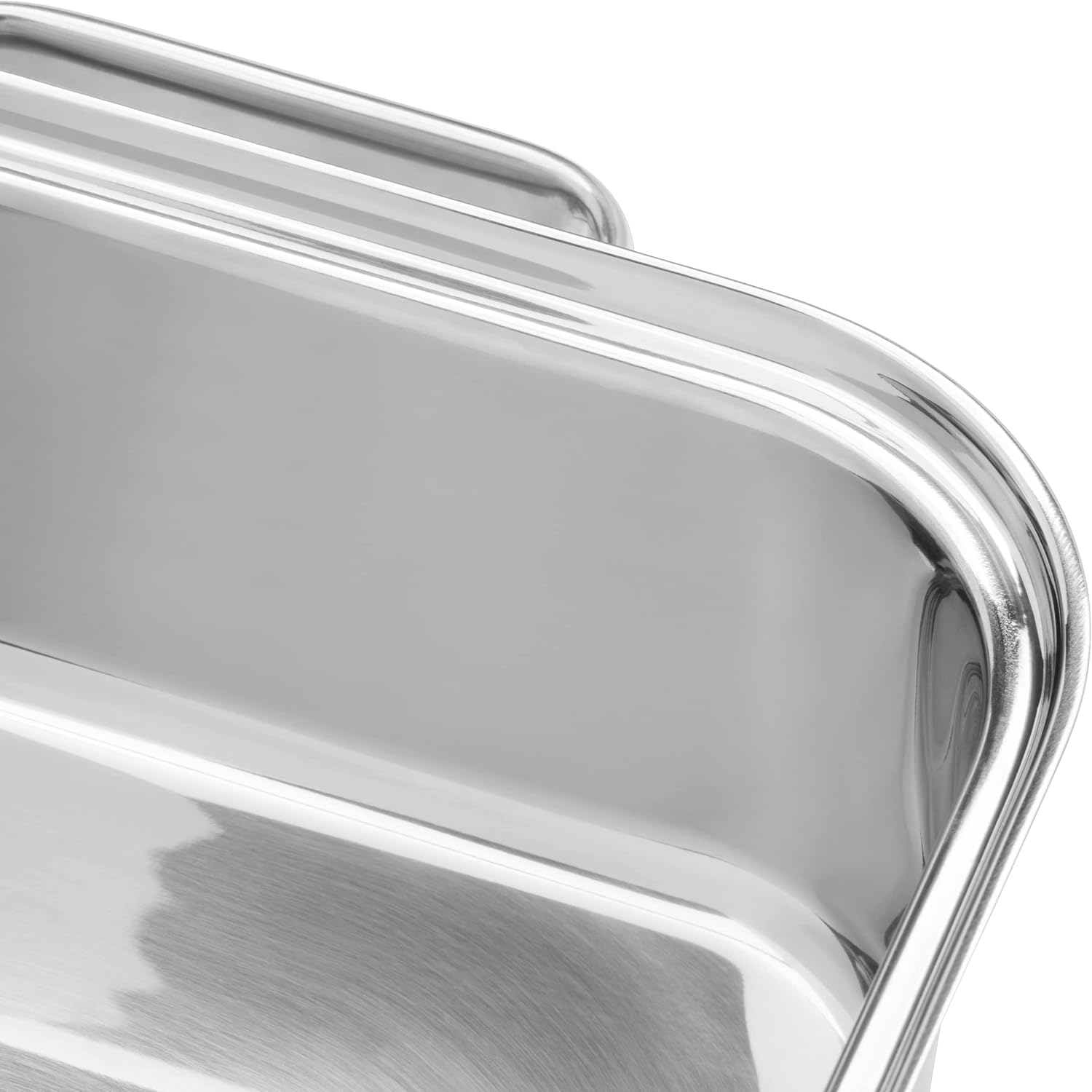 WMF Vitalis Aroma Dampfgarer, Bräter Induktion, 41x27x10cm, Auflaufform 6,5l, Servierzange, Glasdeckel Silikonrand, Thermometer, Garblech, Schmortopf Cromargan Edelstahl unbeschichtet