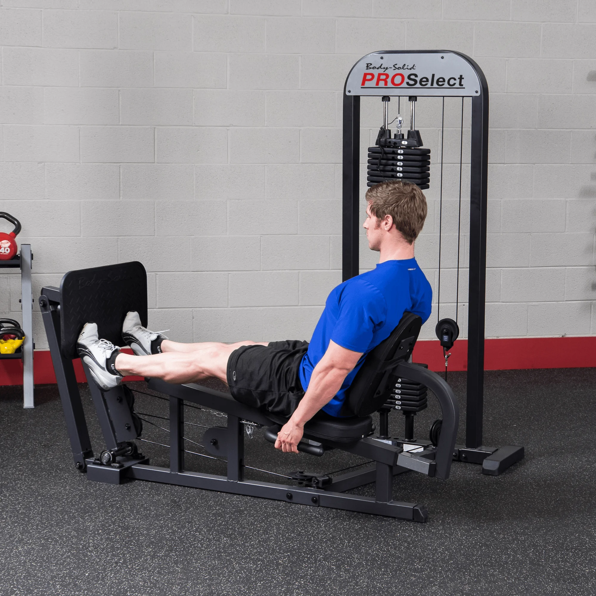 Body Solid – GLP-STK/3 Pro-Select Leg Press with 310 Weight Stack