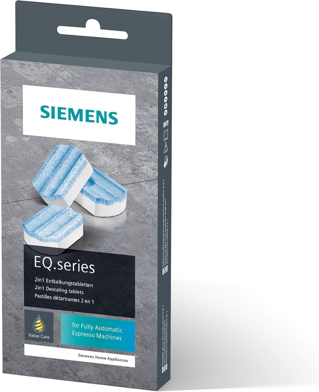 SIEMENS Kaffeevollautomat EQ6 plus s700 TE657503DE, für viele Kaffeespezialitäten, Milch-Aufschäumdüse, Keramikmahlwerk, Doppeltassenfunktion, Antikalk, automatische Dampfreinigung, 1500 W, edelstahl