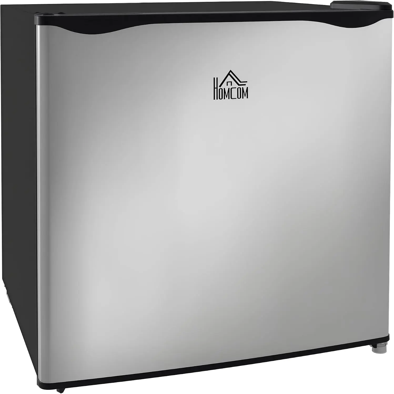 Congelador HOMCOM Vertical 35 l Congelador Pequeño Silencioso Plateado