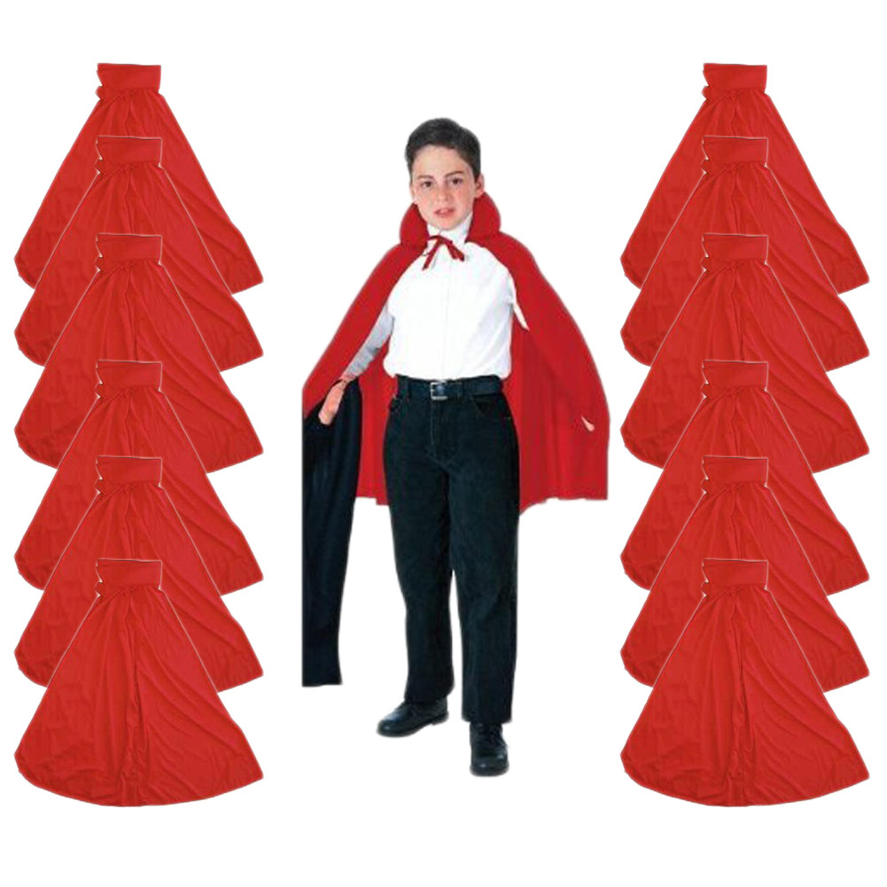 Child Cape Bulk Red w/Mask  27' 4522D