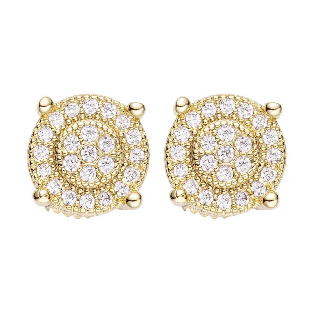 Big Daddy Diamond Stud Iced Out Earring