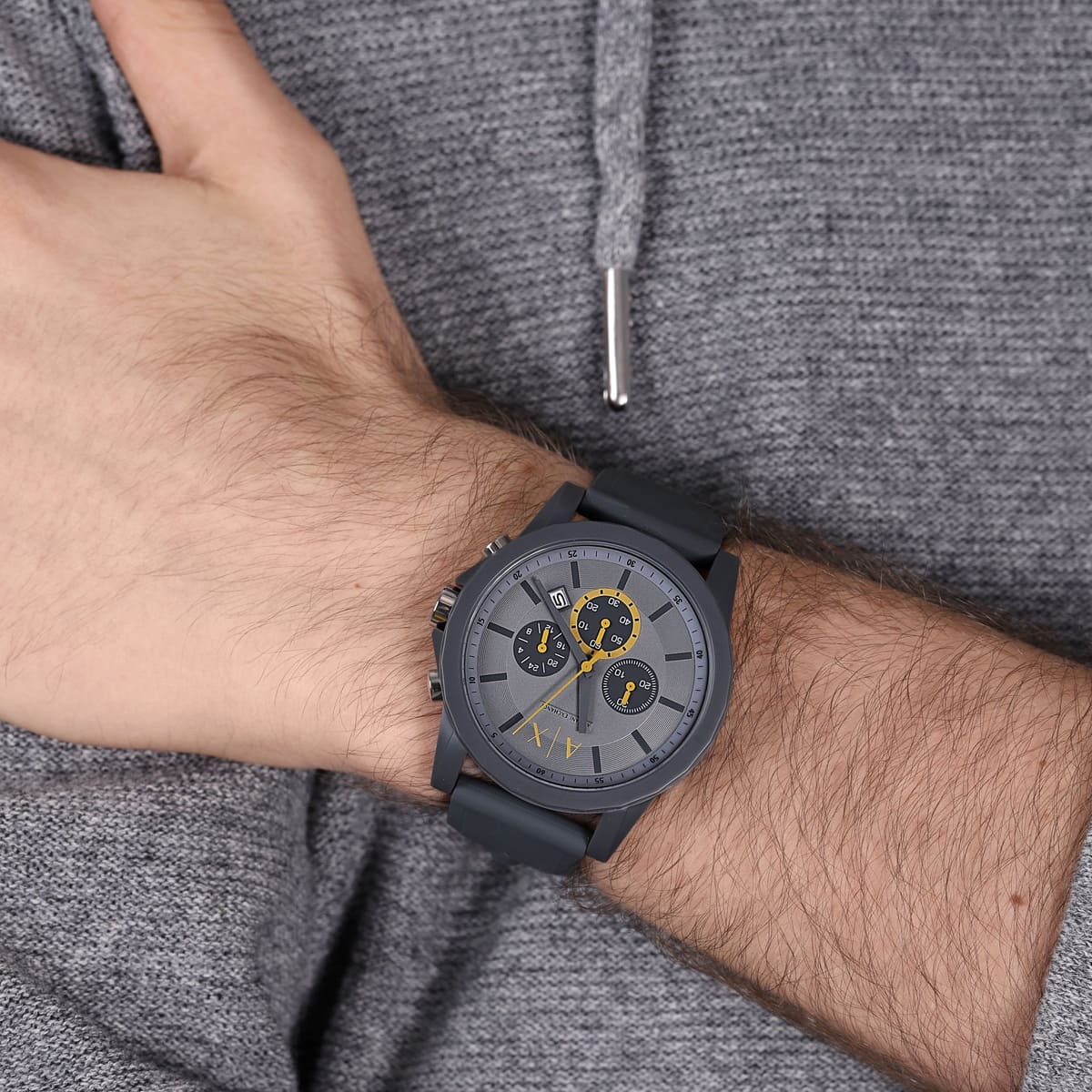 Armani Exchange Outer Banks Chronograph All Grey Watch - AX7123