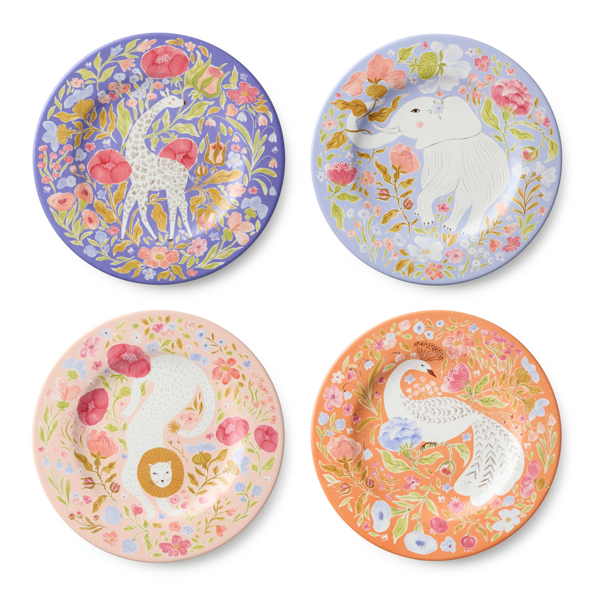 Elephant Menagerie Salad Plate 9