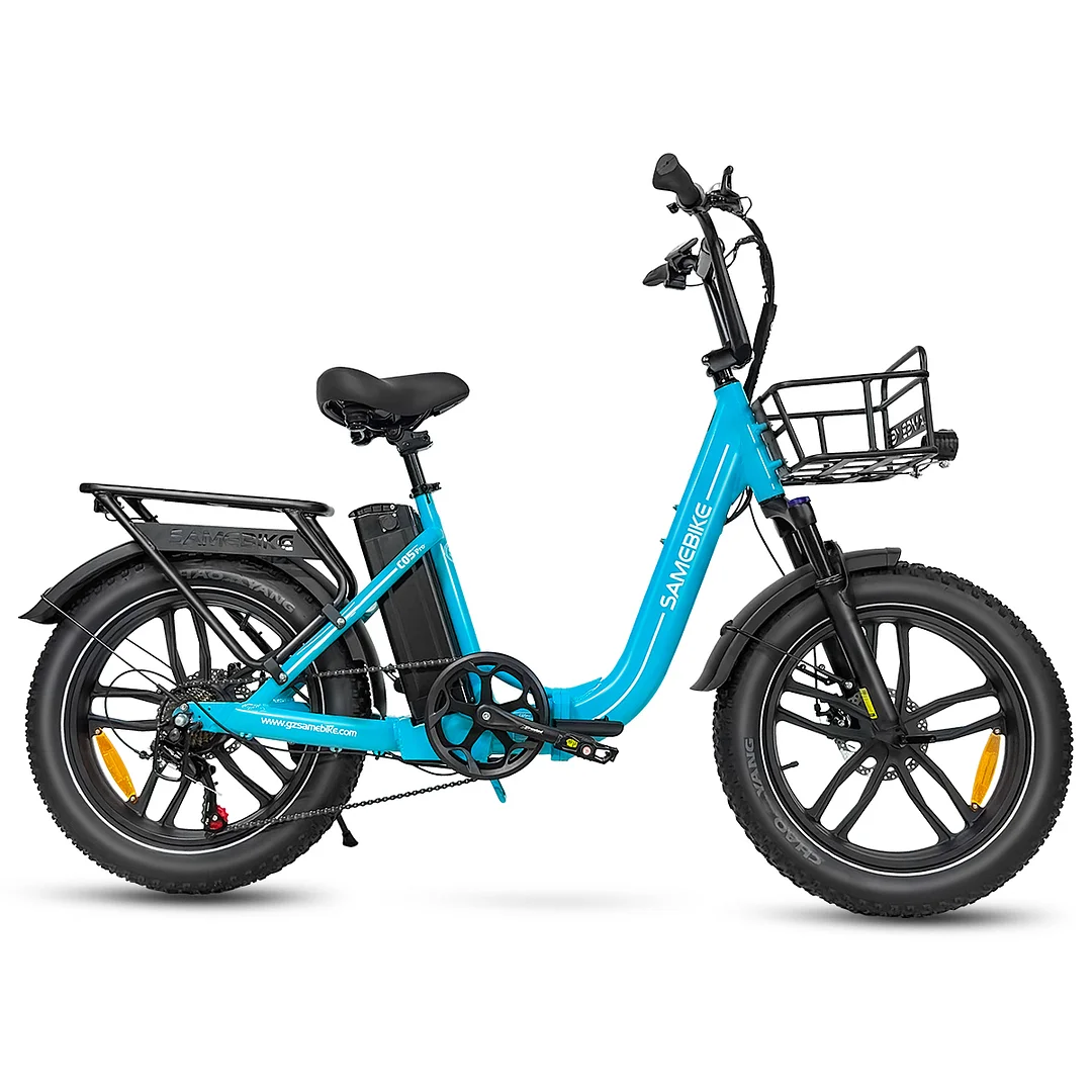 SAMEBIKE C05 Pro 36V 13Ah Batteria 500W Motore E-Bike Pieghevole con pneumatici fat a scavalco basso