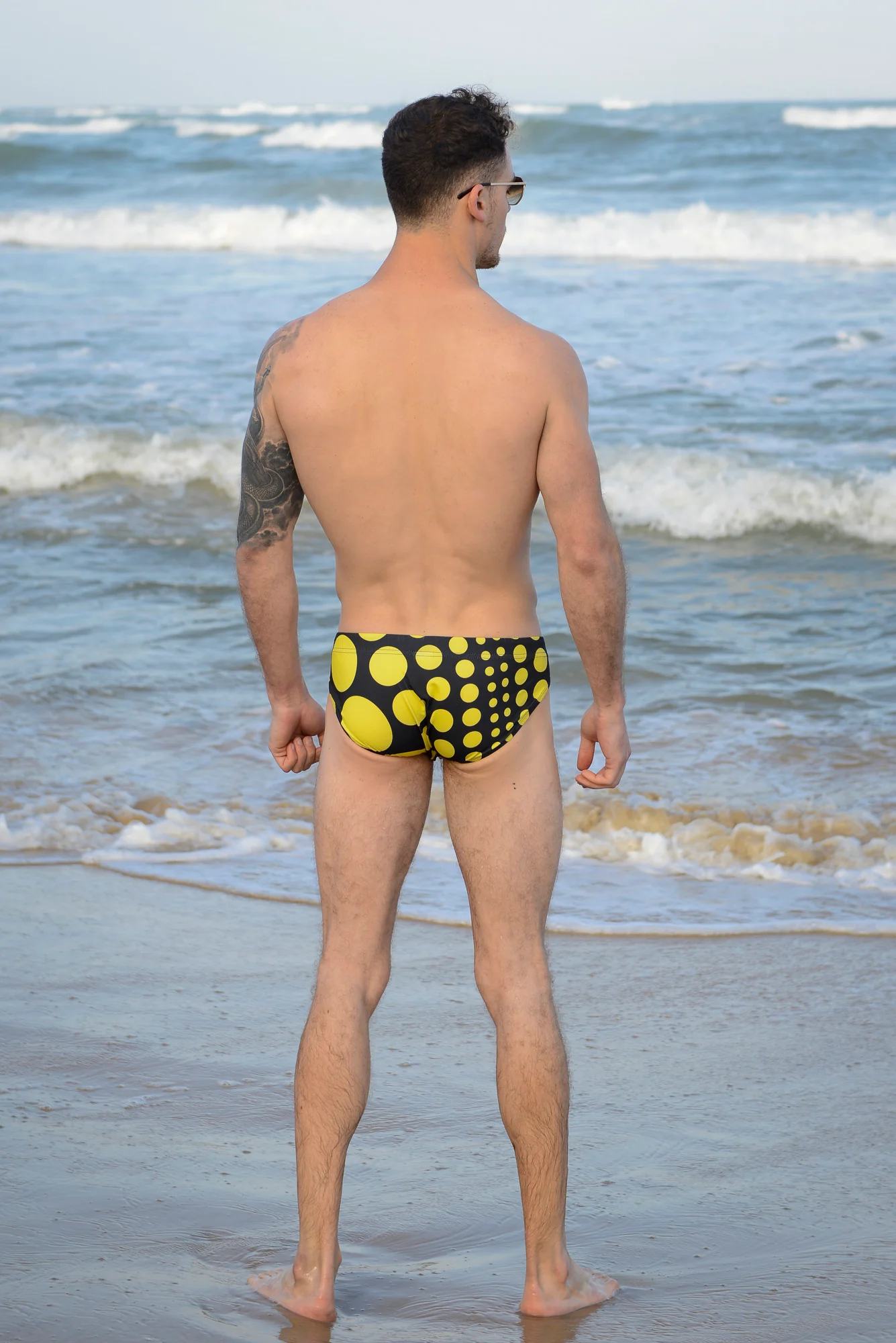 Dots men swimwear briefs