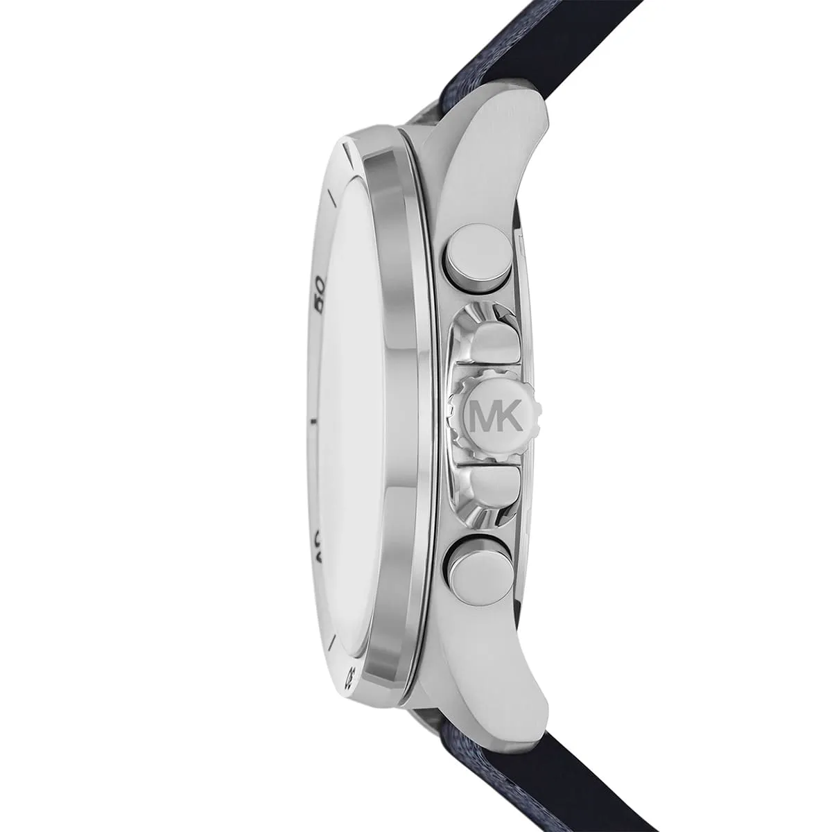 Michael Kors Oversized Brecken Logo and Silver-Tone Men's Watch - MK8923