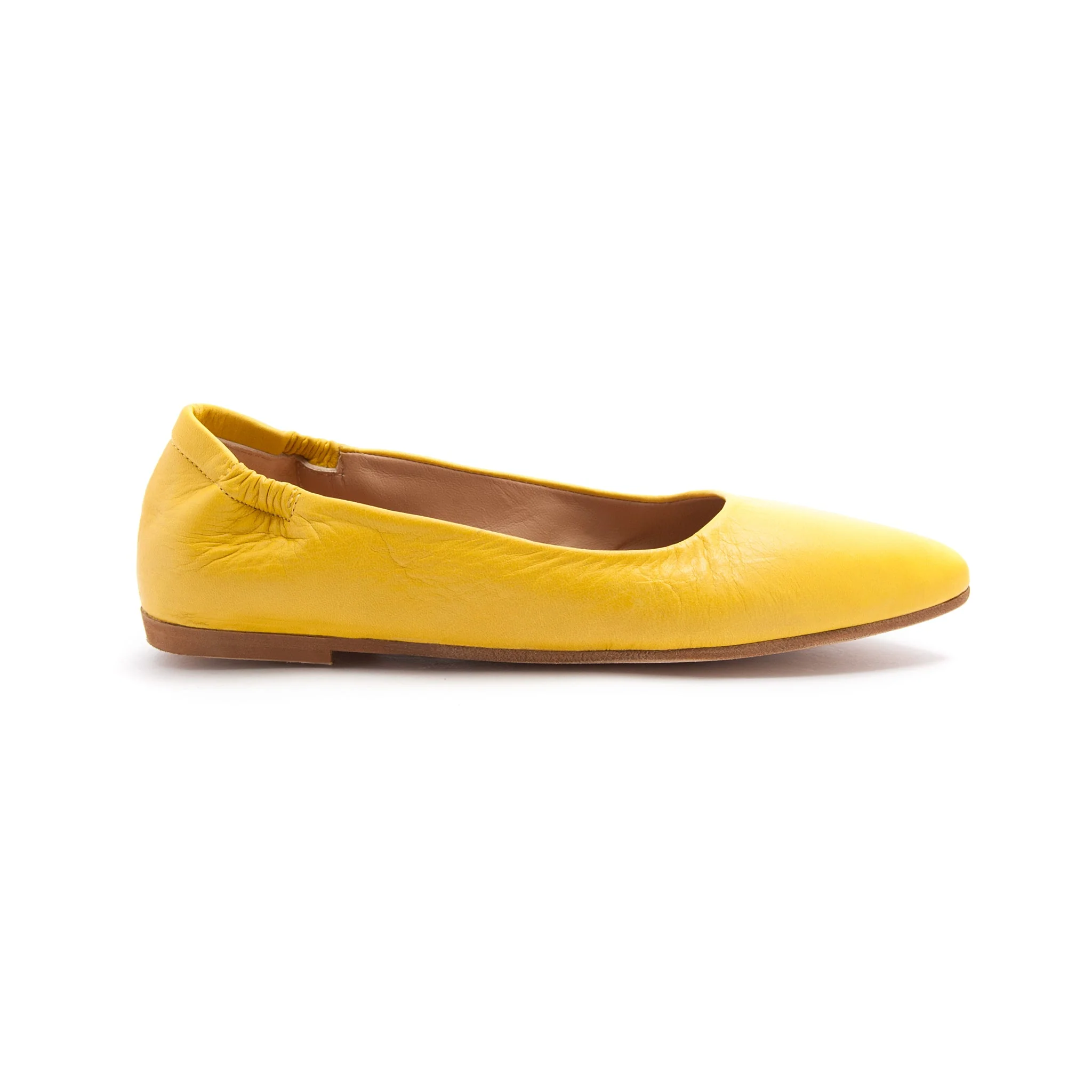 Ballerina punta sacchetto mousse sole