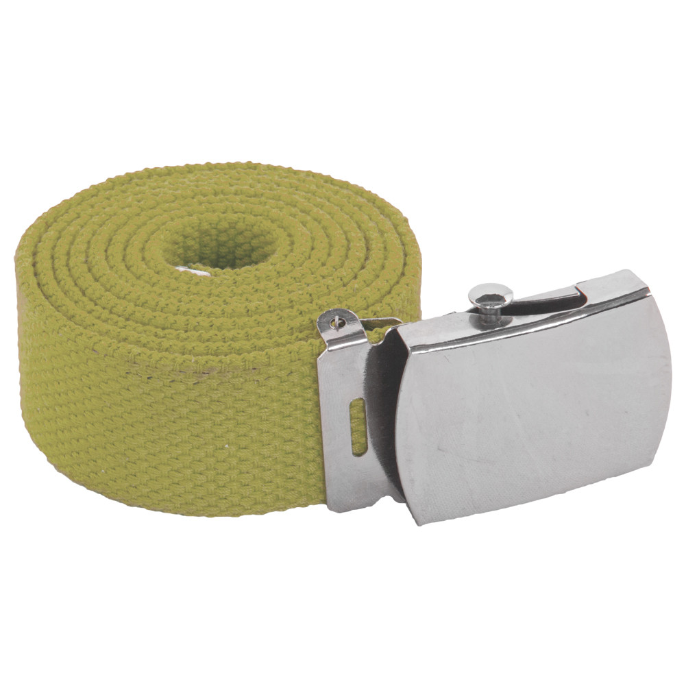 Tan Canvas Belt Adjustable Military Belts Adjusts to 44-46