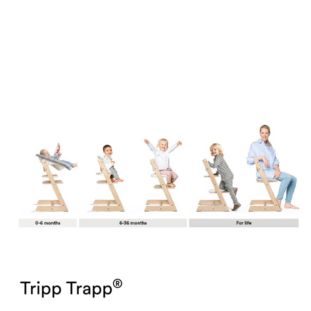 2025 Stokke Tripp Trapp kinderstoel ?C Meegroeiende stoel in naturel, ergonomisch & in hoogte verstelbaar