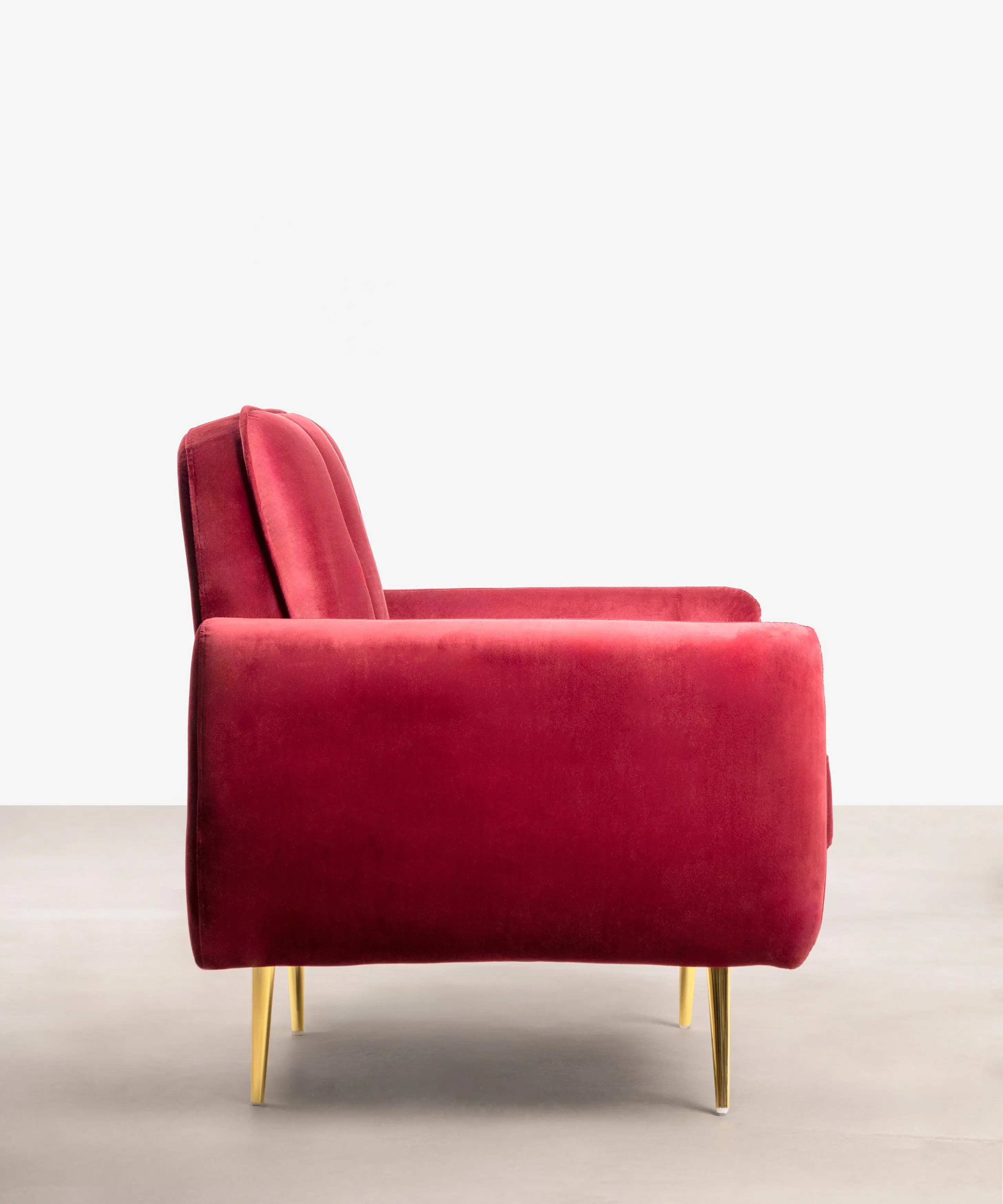 Sillón Tapizado en Terciopelo Margot