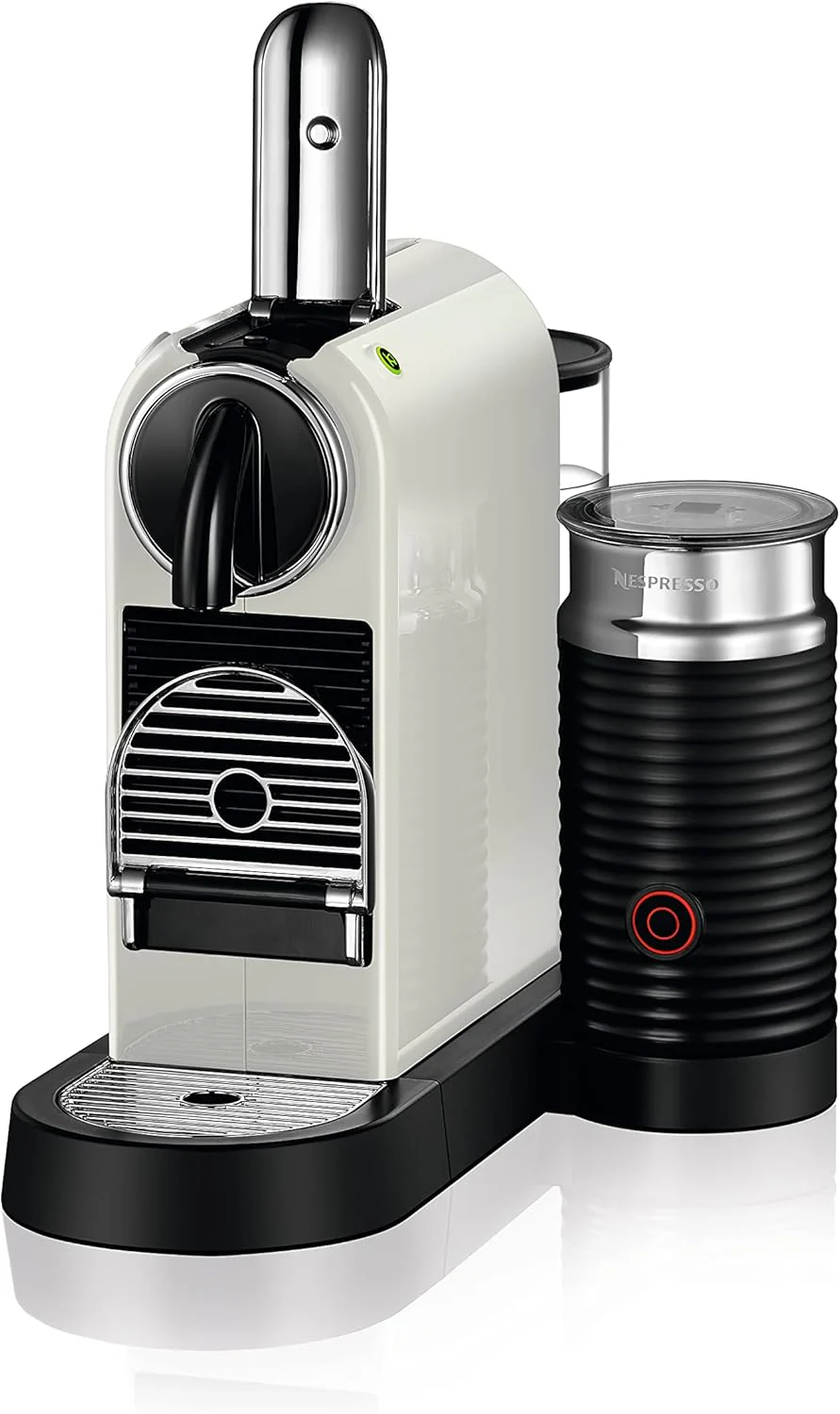 Nespresso De'Longhi EN267.BAE Citiz koffiezetapparaat met melkopschuimer, energiebesparende functie, 1710W, 1 liter, 37.2 x 21.8 x 27.7 cm, zwart