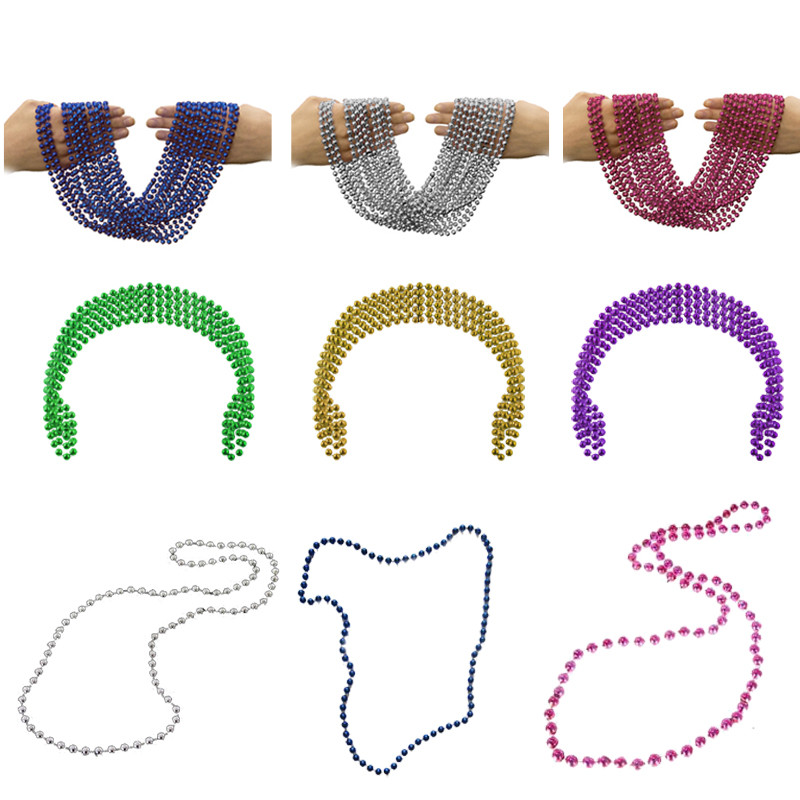 Party Favor Set Party Beads Bulk 72 PACK 7 Colors 6541C