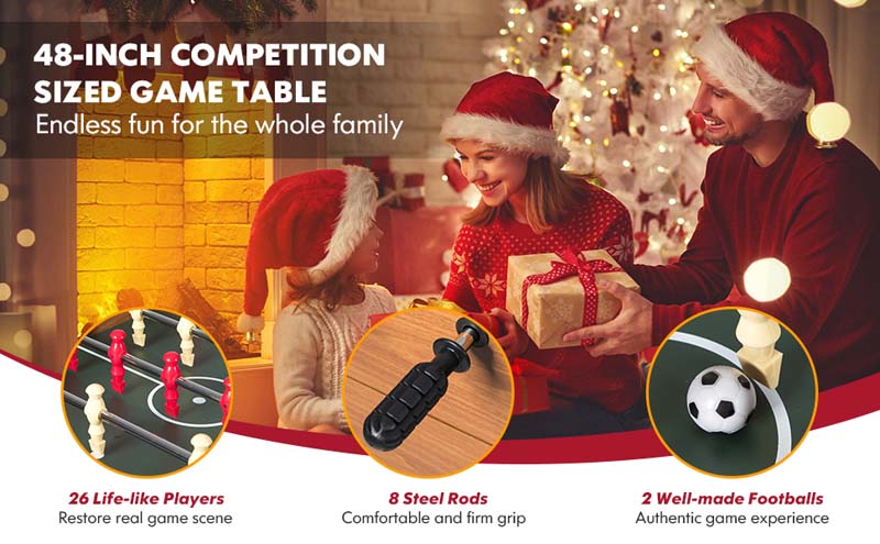 Eletriclife 48 Inch 3-in-1 Combo Game Table