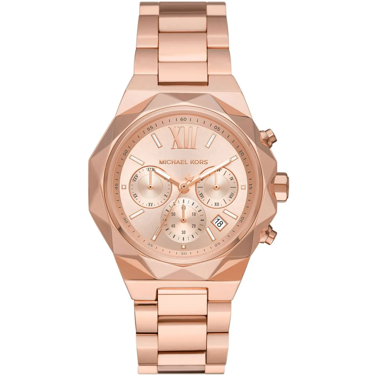 Michael Kors Raquel Chronograph Rose Gold-Tone Watch - MK4688