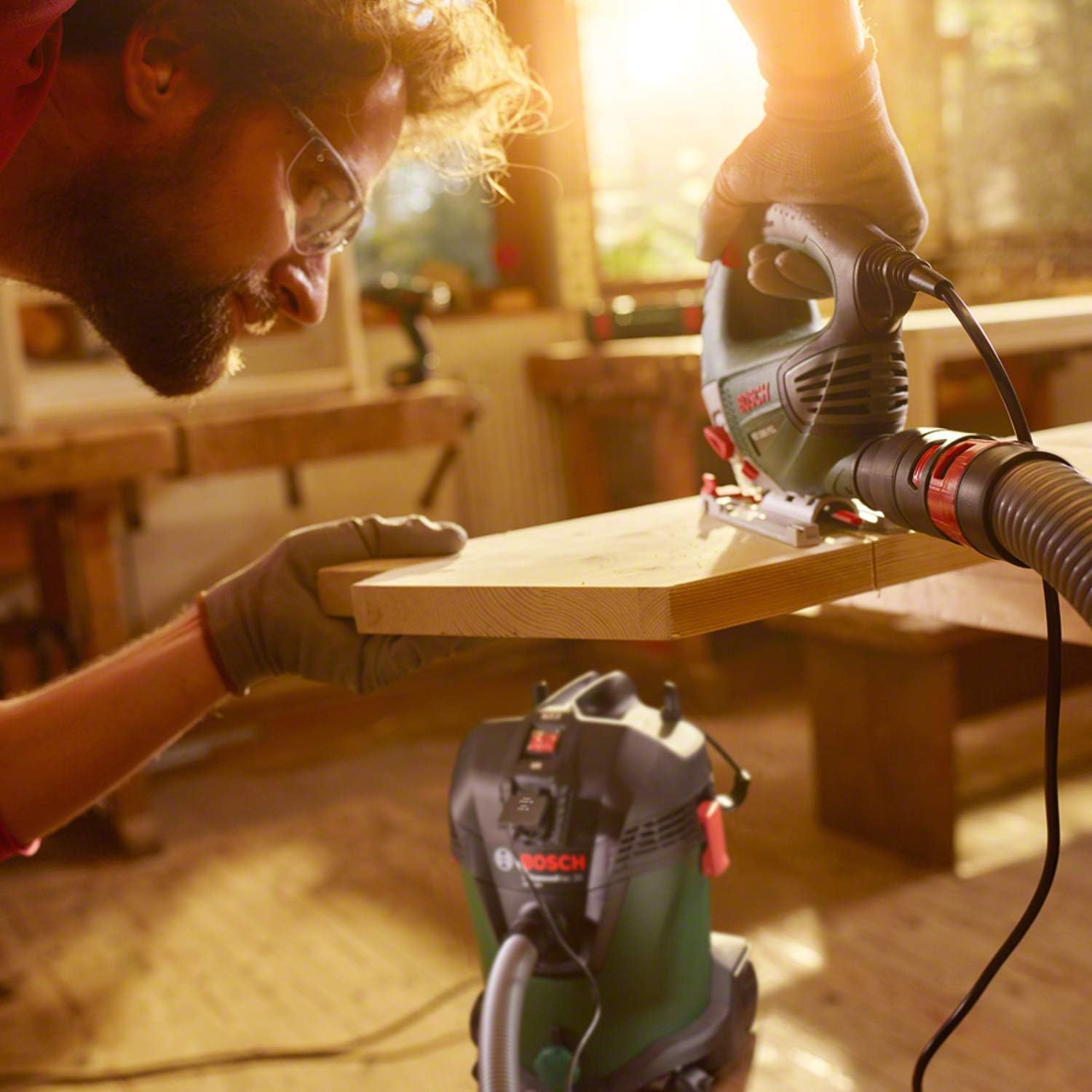 Bosch Nass- und Trocken Staubsauger AdvancedVac 20 (1200 Watt, 20 Liter Behltervolumen, in Karton)
