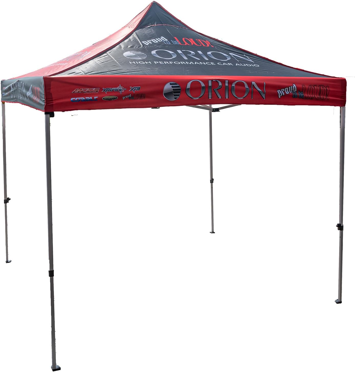 Orion Pop-Up Canopy Tent 10x10ft �C Waterproof Shelter with UV Protection  Heavy-Duty Frame  Quick Setup for Camping  Beach  Festivals  and Tailgating  Ideal for Portable Shade and Weather Protection