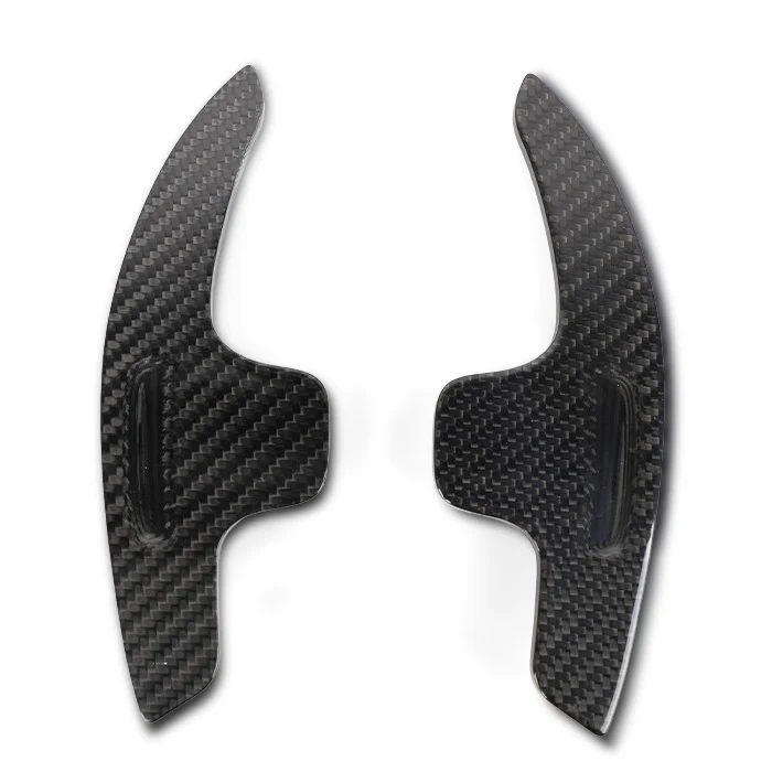 Performance Style Dry Carbon Fiber Replacement Paddle Shifters | For Audi, BMW, Mercedes Benz & Volkswagen