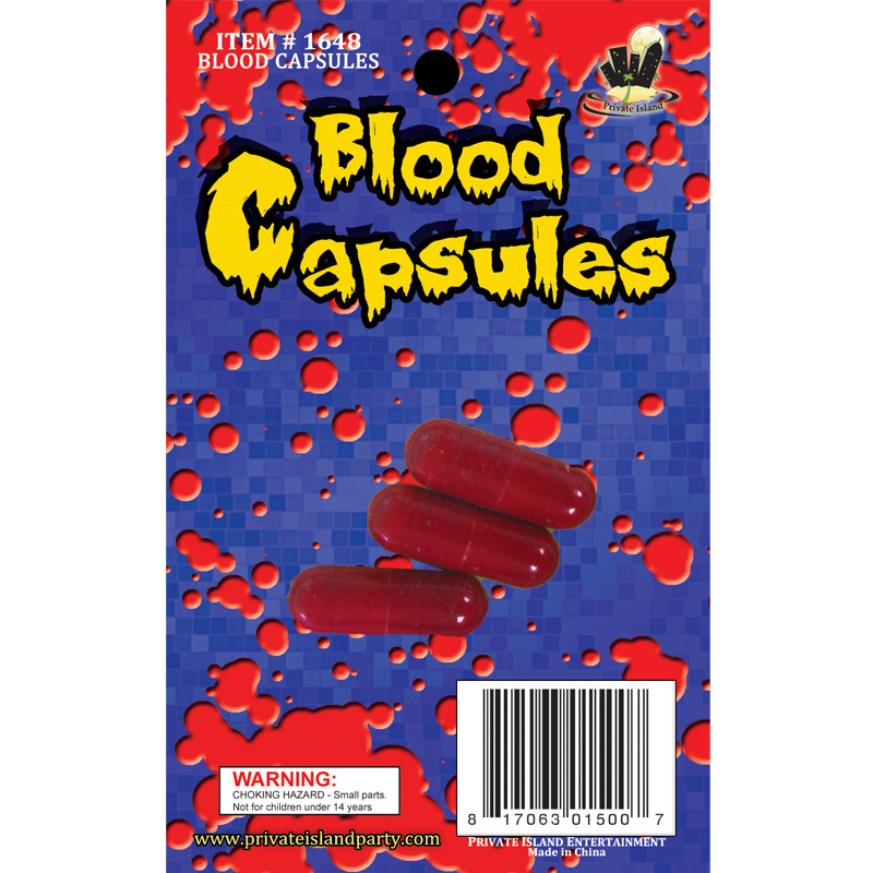 Blood Capsules 12 PACK  WS1648D