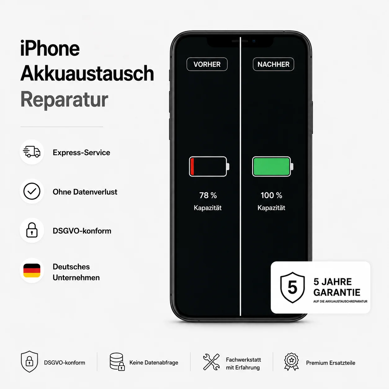iPhone Akku Reparatur