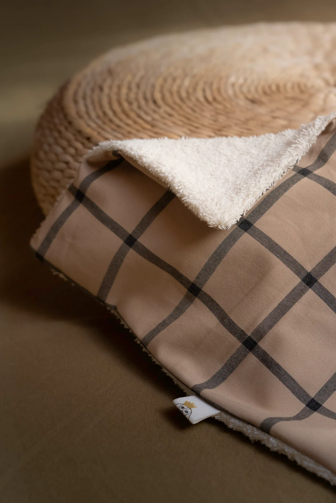 Protector de Toalla Cuadro Ocre