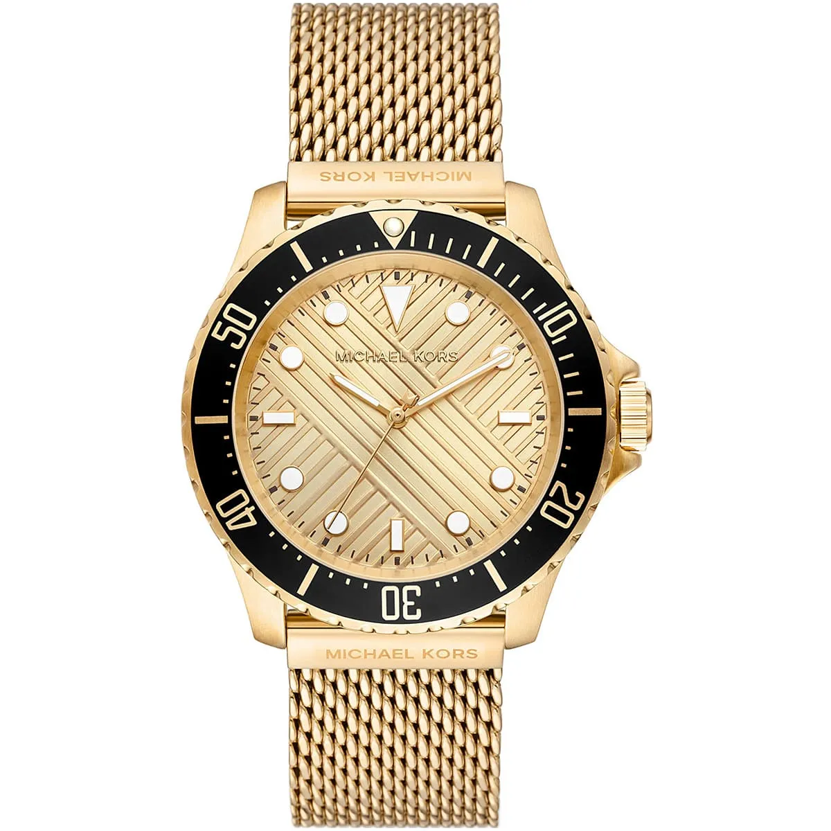 Michael Kors Oversized Slim Everest Gold-Tone Mesh Men's Watch - MK9083